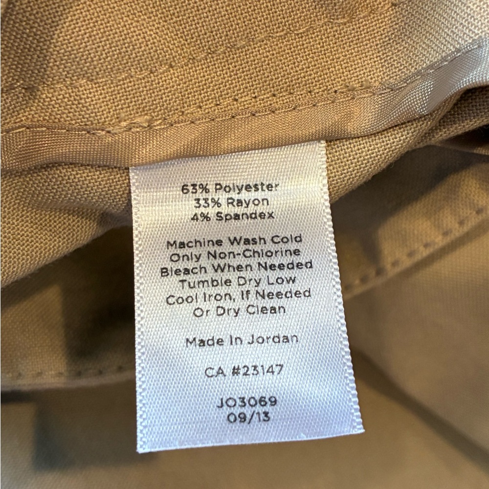 Talbots Classic Khaki Hollywood Pants - Picture 7 of 11